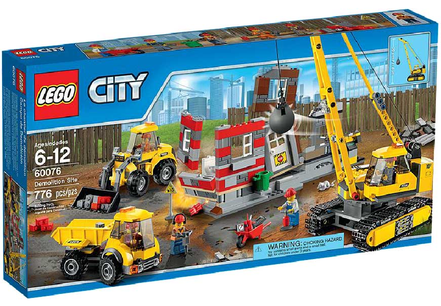 LEGO® City kocke Rušenje zgrada LE60076 - dodatni pogled