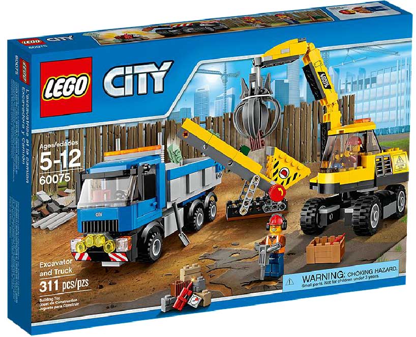 LEGO® City kocke Kamion i bager sa dizalicom LE60075 - dodatni pogled