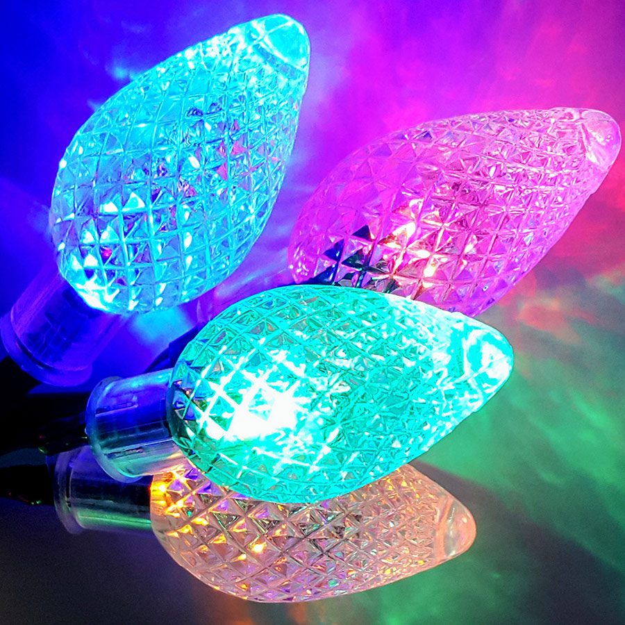 Novogodišnje LED Lampice 12 m + 5 m spoljna i unutrašnja upotreba - dodatni pogled