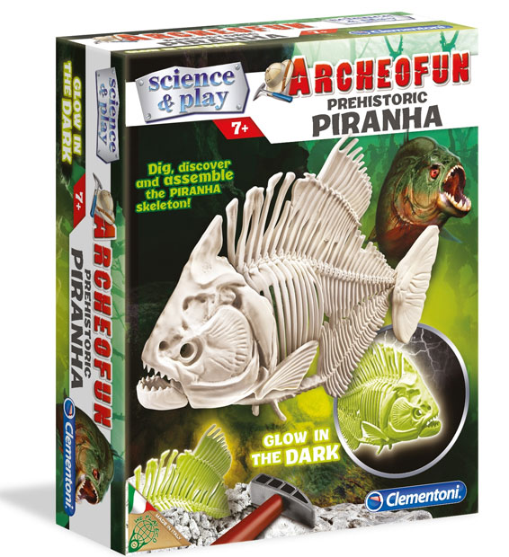 Clementoni skelet pirane iz praistorije  - dodatni pogled