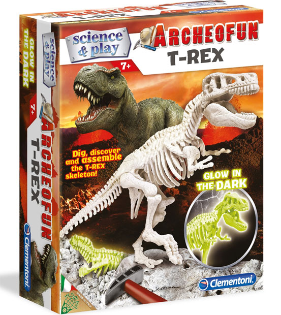 Clementoni skelet dinosaurusa T-Rex svetli u mraku  - dodatni pogled