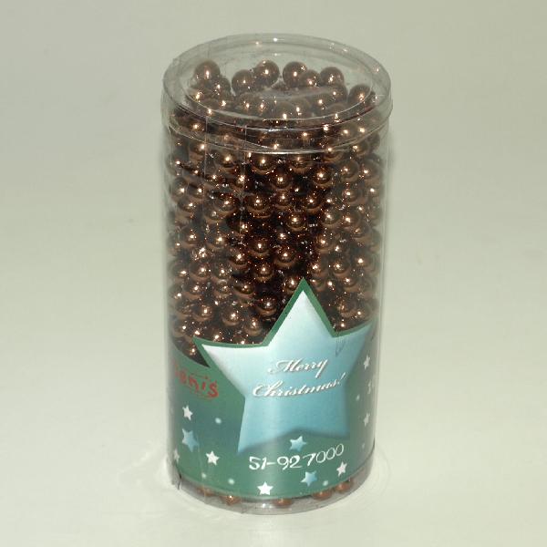 Perlice Za Ukrašavanje Jelke Lančić Boja Kafe 10 m - dodatni pogled