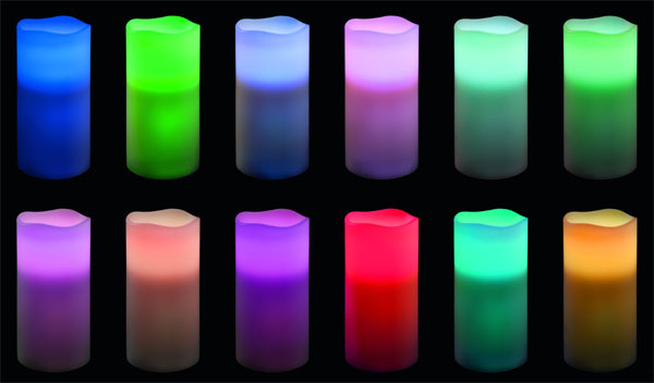Magične LED sveće koje menjaju boju svetlosti - dodatni pogled