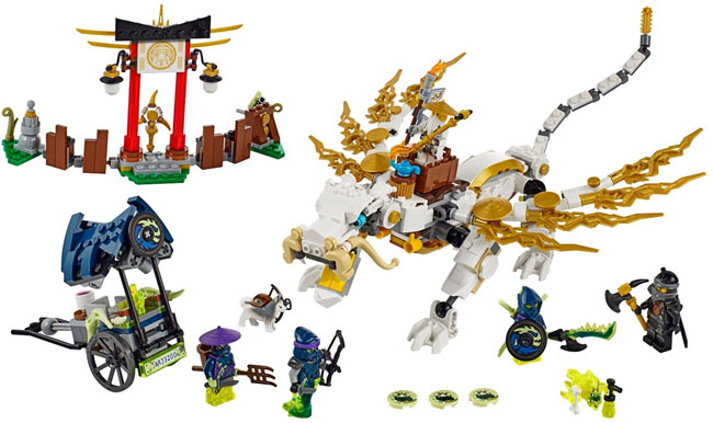 LEGO® NINJAGO kocke Master Wu Dragon LE70734 - dodatni pogled