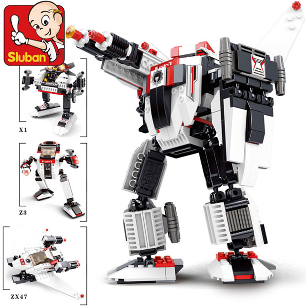 Sluban kocke 3u1 robot 313 kom 6270332 263-M38B0337 - dodatni pogled