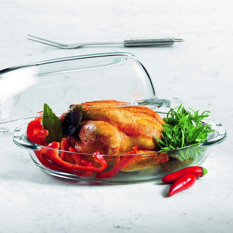 Vatrostalna činija sa poklopcem 3L Borcam 190055 - dodatni pogled