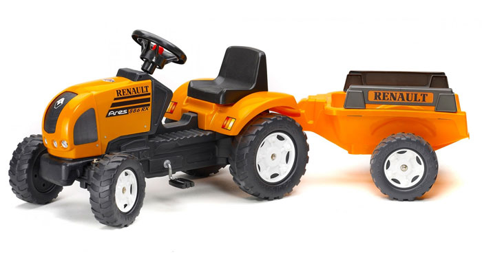 Falk Toys Dečji traktor na pedale sa prikolicom 993B - dodatni pogled