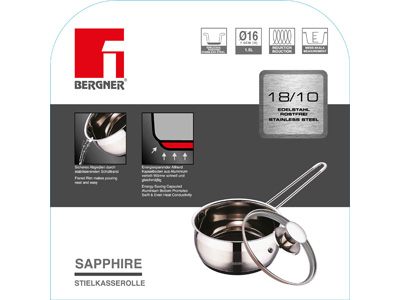 Bergner Šerpa za sos sa poklopcem 1.5l Sapphire BG-6276 - dodatni pogled