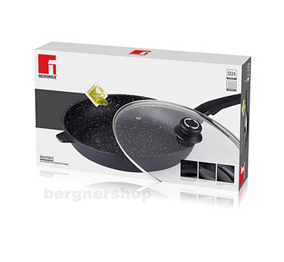Bergner Tiganj s poklopcem 28cm Silicone-Marmo BG-6463 - dodatni pogled