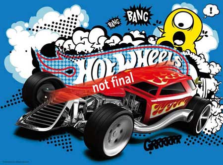 Ravensburger puzzle Hot Wheels 100 delova 01-106738 - dodatni pogled