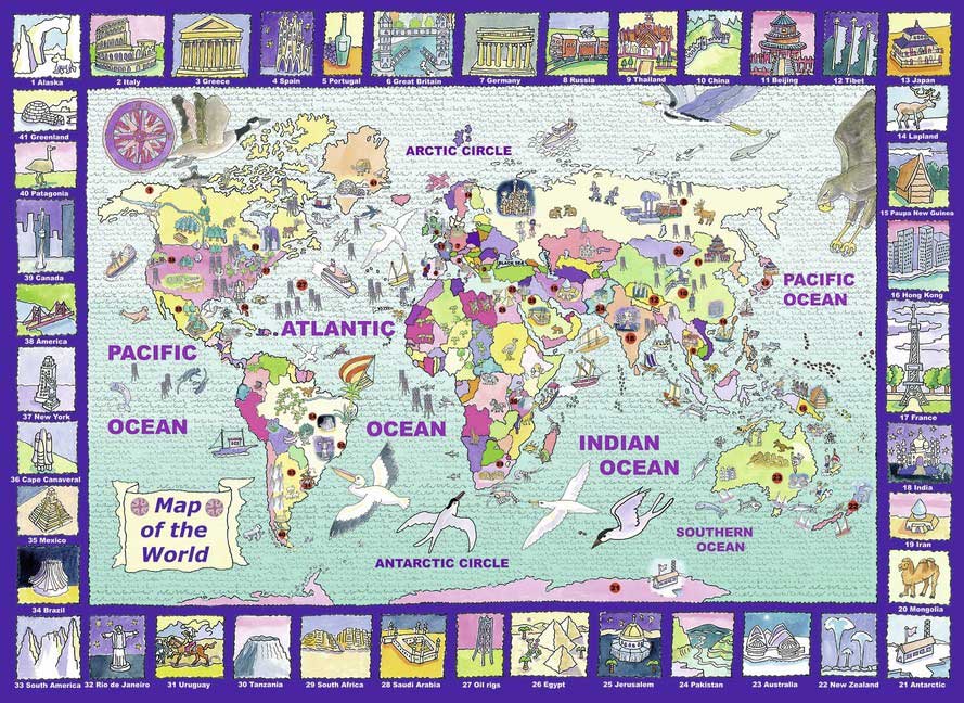 Ravensburger slagalica Pogled na svet 300 delova 01-131907 - dodatni pogled