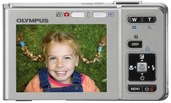 Olympus FE-360 - 3x optički zum, 8 MP - Silver - dodatni pogled