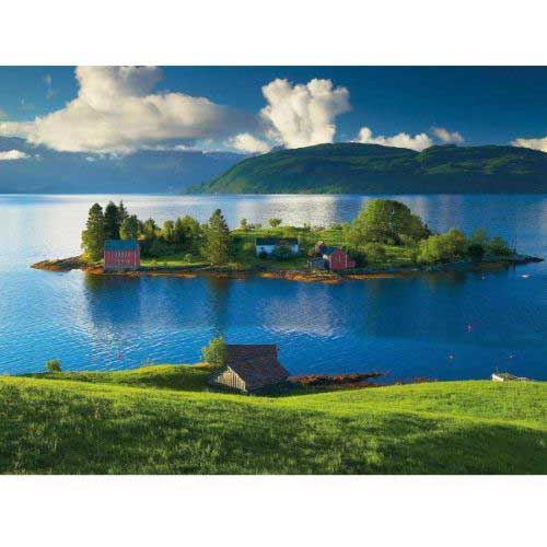 Ravensburger slagalica Island In Hordaland Norway 1500 delova 01-162574 - dodatni pogled