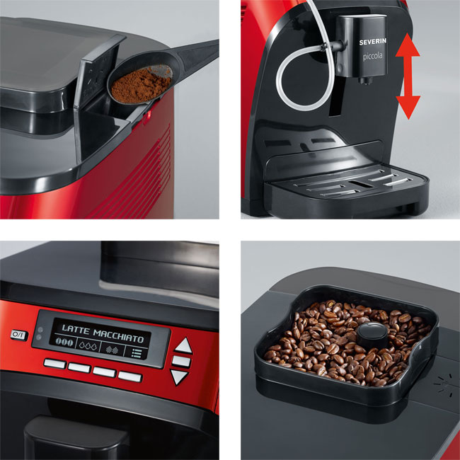 Severin Piccola Premium automatizovani aparat za espresso KV8062 - dodatni pogled