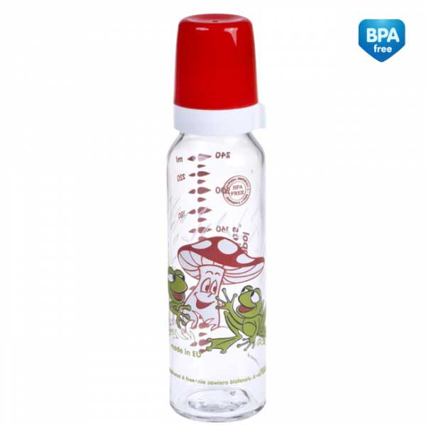 Canpol Baby Staklena flašica 240 ml Retro print 42/201 - dodatni pogled