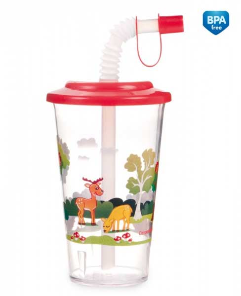 Canpol Čaša sa slamkom 320ml 12m+ Jakubek Animals 4/112 - dodatni pogled