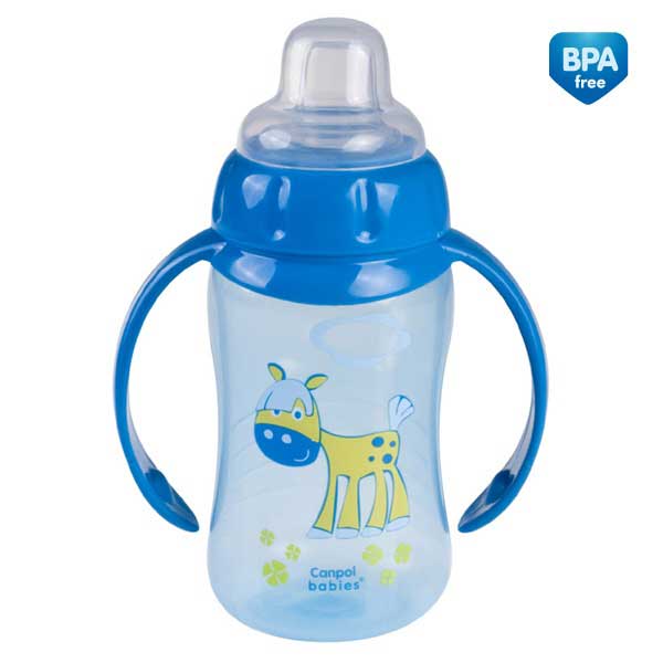 Canpol Bebi bočica sa usnikom za učenje Happy Animals 320ml 56/512 - dodatni pogled