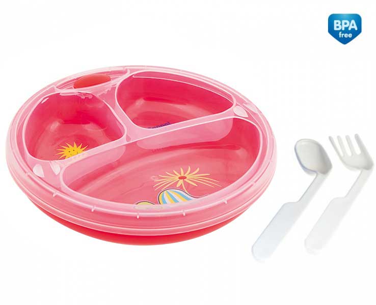 Canpol Bebi Tanjir sa pregradama, poklopcem i priborom za jelo 9/216 - dodatni pogled