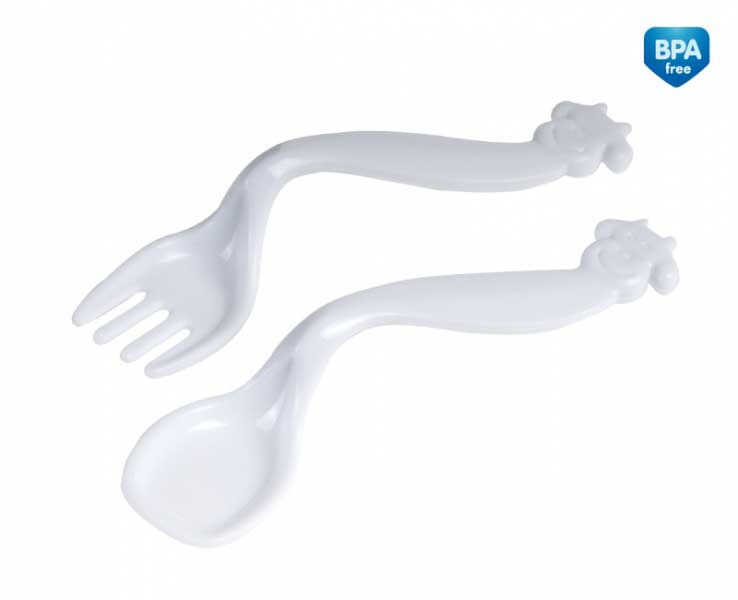 Canpol Babies Kašika i viljuška za bebe Kravica 2/105 - dodatni pogled