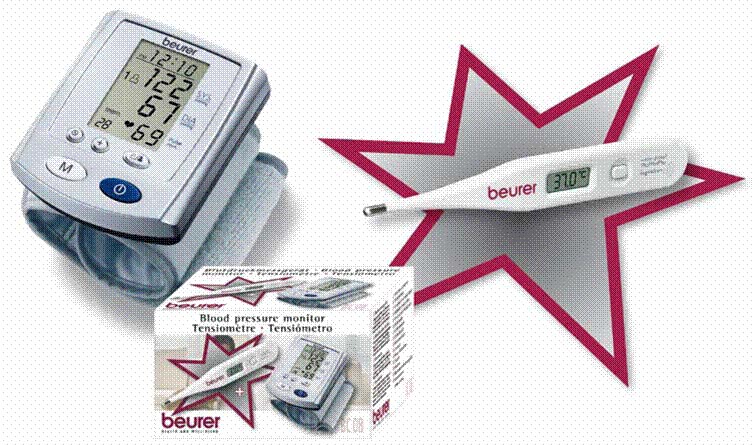 Beurer Aparat za merenje pritiska + toplomer BC-08 - dodatni pogled