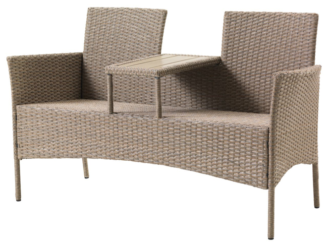 Baštenska klupa za dvoje sa stočićem Delilah - dodatni pogled