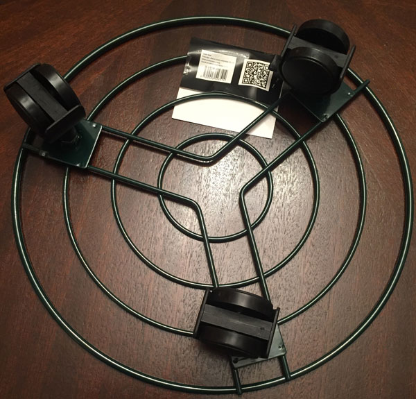 Postolje za saksije sa točkićima - dodatni pogled