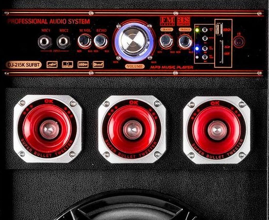 Intex Zvučnik DJ-215K Bluetooth SD/USB/FM/BT 22447 - dodatni pogled