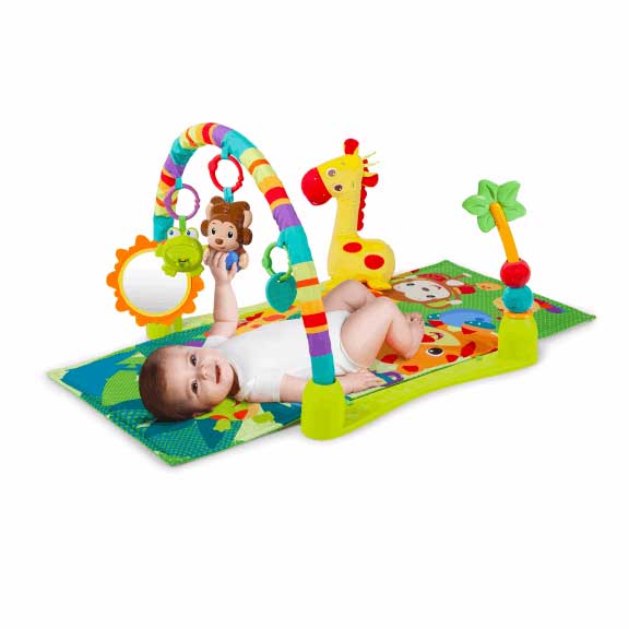 Bright Starts Aktiviti bebi gimnastika Istraživanje na safariju - dodatni pogled