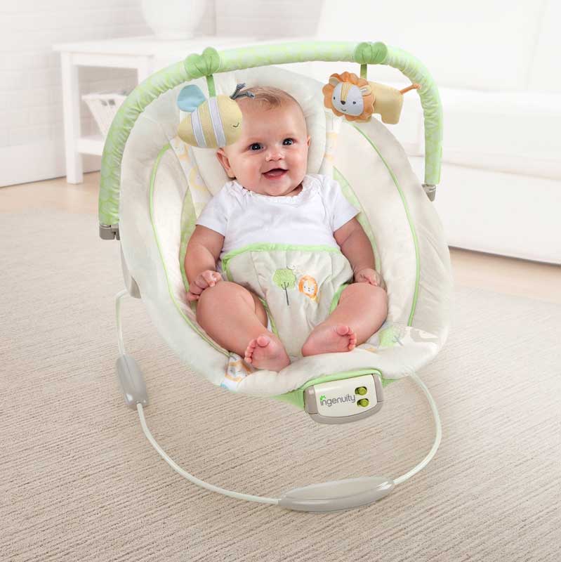 Ingenuity Automatska ležaljka za bebu sa vibracijom i melodijama Sunčani zagrljaji - dodatni pogled