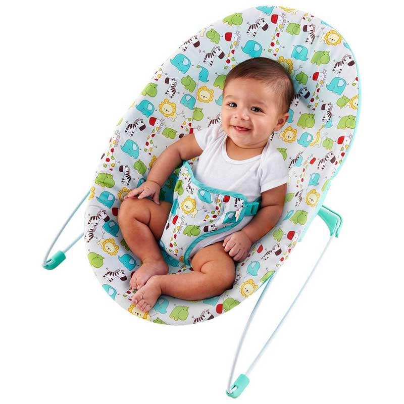 Bright Starts Bebi ležaljka - njihalica Parada prijatelja - dodatni pogled