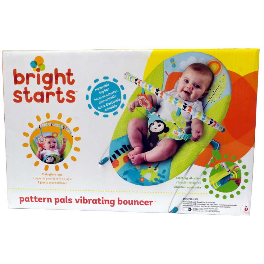 Bright Starts Ležaljka za bebu sa vibracijom Pattern Pals - dodatni pogled