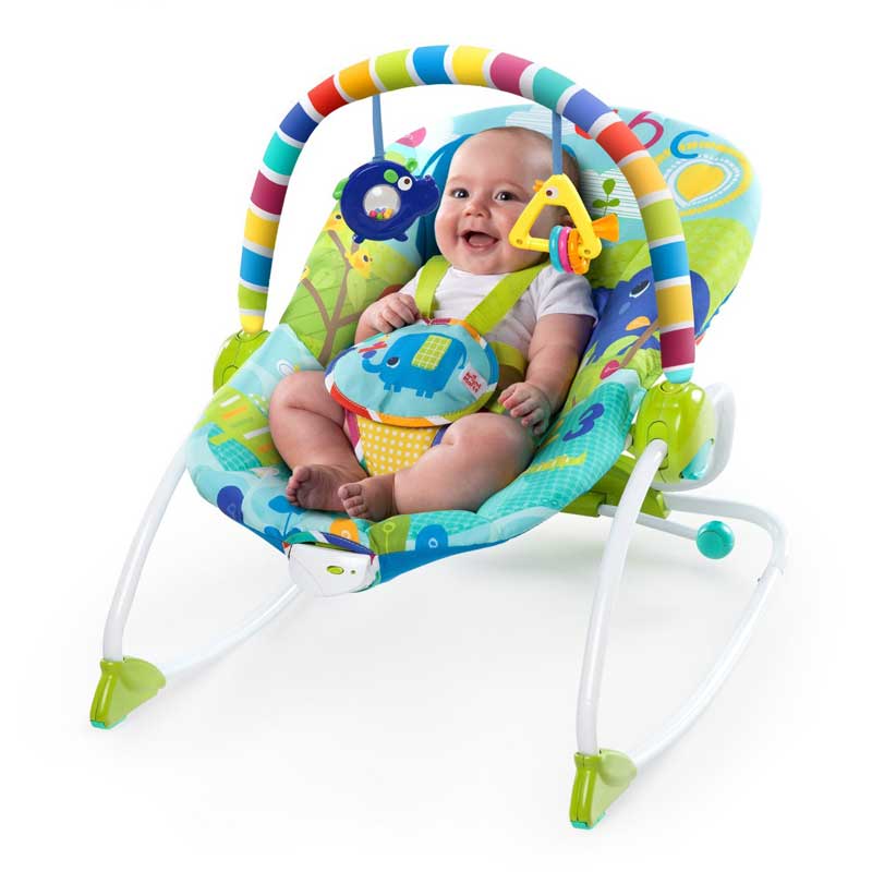 Baby Einstein Ležaljka sa vibracijom za decu do 18kg Merry Sunshine Multicolor - dodatni pogled
