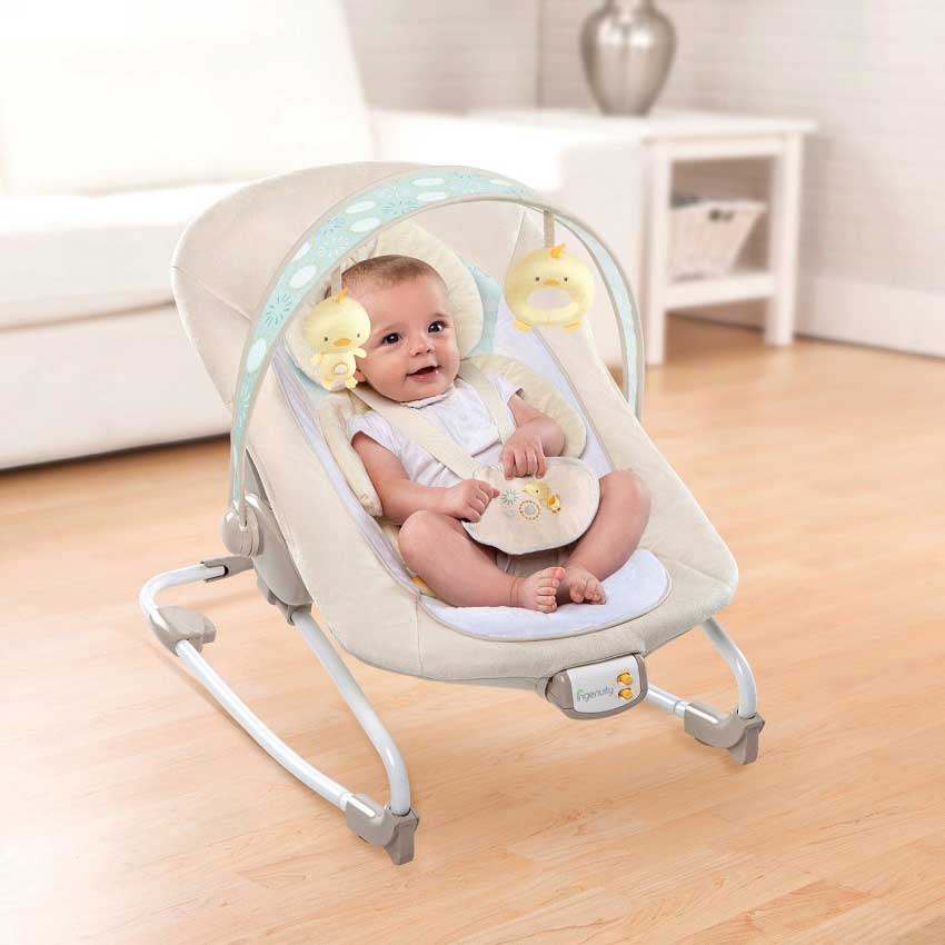 Ingenuity Bebi njihalica - fotelja za decu do 18kg Pačji zagrljaji - dodatni pogled