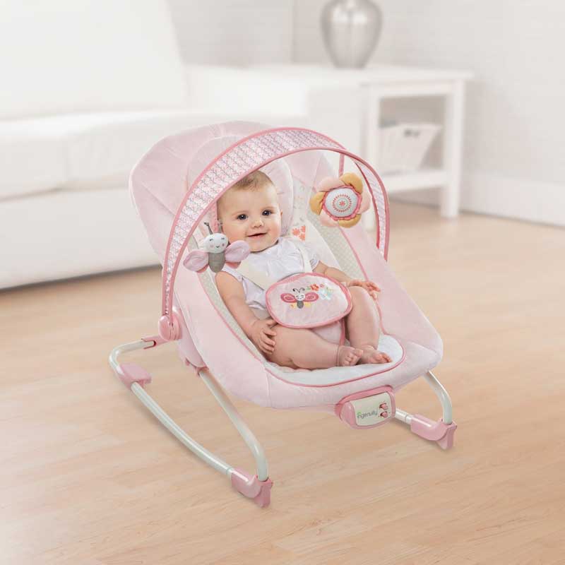Ingenuity Bebi njihalica - fotelja za decu do 18kg - sa melodijama i vibracijom Felicity Floral - dodatni pogled