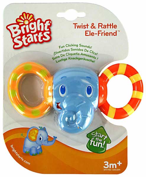 Bright Starts Zvečka za bebe Slonče - dodatni pogled