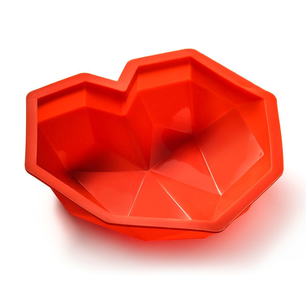 Silikonska modla za kolače 3D Srce 21cm - dodatni pogled