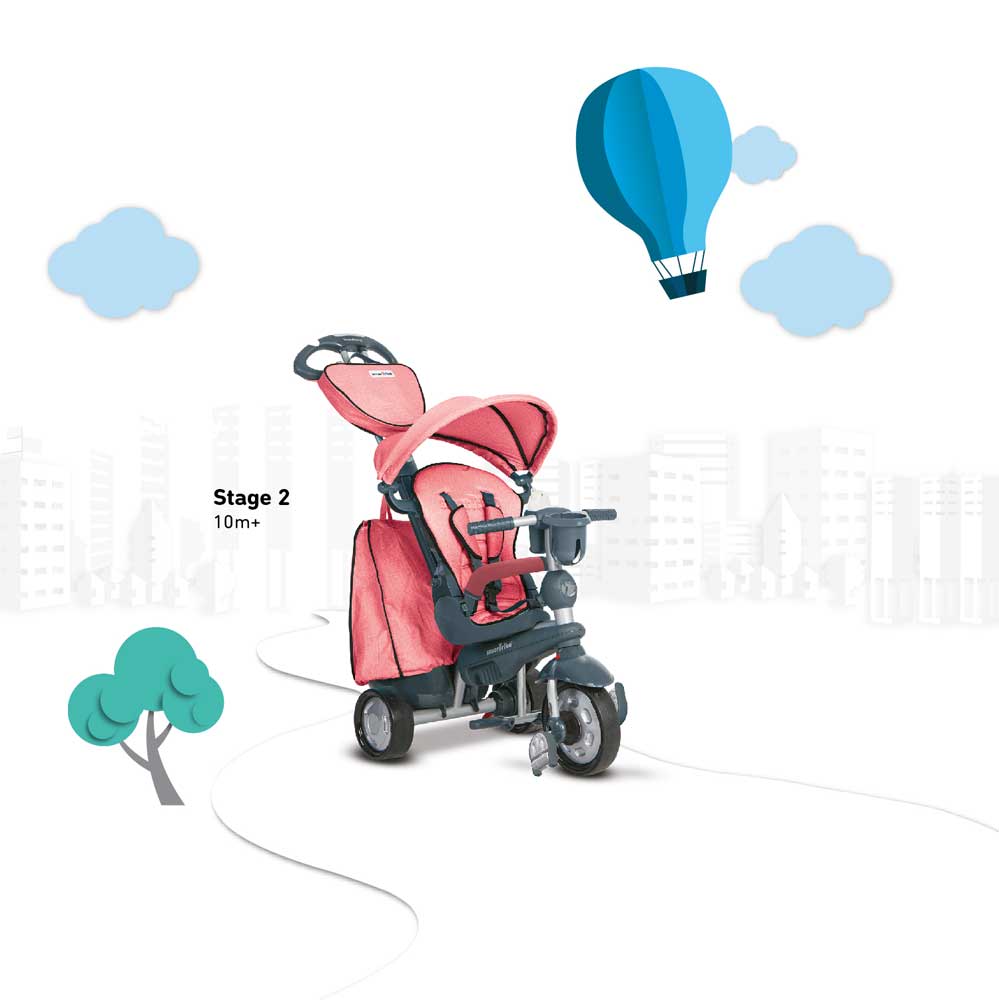 Smart Trike Tricikl za decu Explorer 5 u 1 Red - dodatni pogled