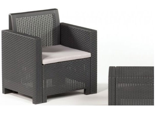 Baštenska Garnitura Alabama - 2 Fotelje i Sto - dodatni pogled