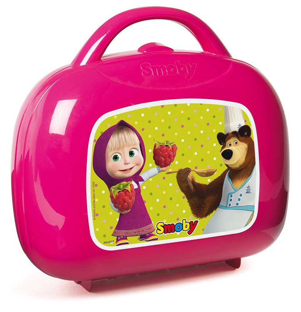 Smoby Dečija mini kuhinja u koferčetu Maša i Medved - dodatni pogled