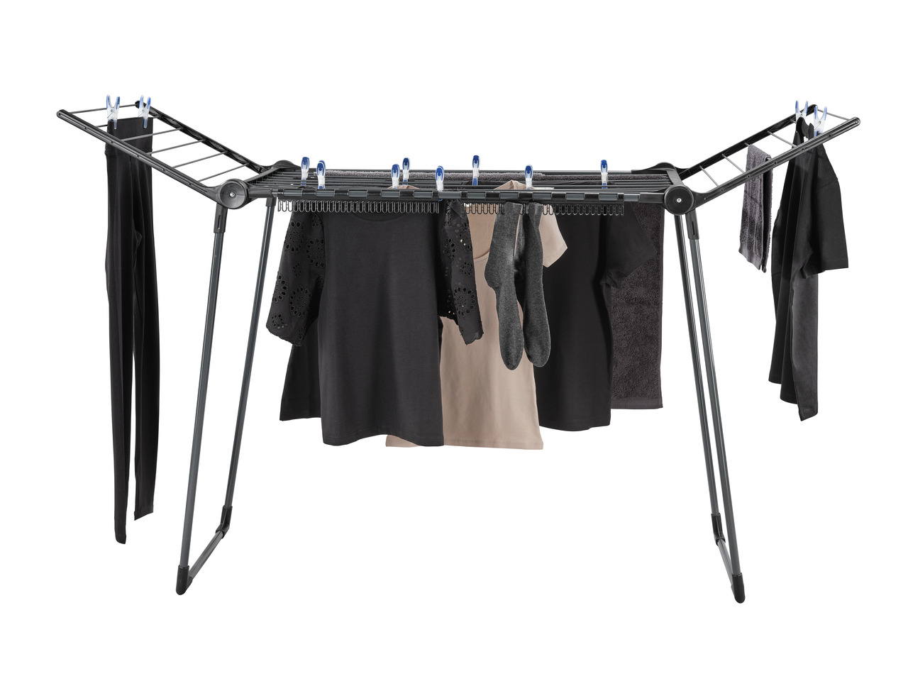 Samostojeći sušač za veš Pegasus 150 Slim Black Leifheit LF81690 - dodatni pogled