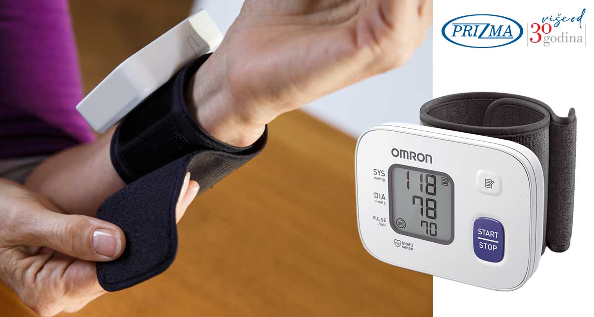 Omron RS2 Digitalni aparat za merenje krvnog pritiska na članku ruke - dodatni pogled