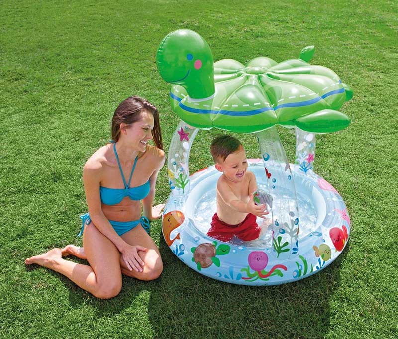 Bazen Kornjača 102x107cm sa zaštitom od sunca  INTEX 57119 - dodatni pogled