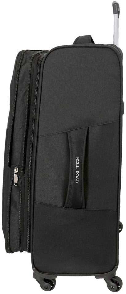 Putni koferi 55cm 66cm 76cm komplet Roll Road Royce black 50194 - dodatni pogled