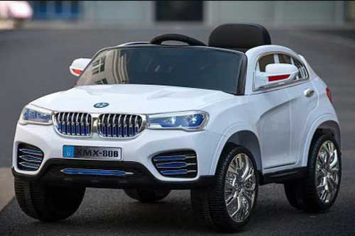 Automobil na akumulator jednosed 221 beli - dodatni pogled