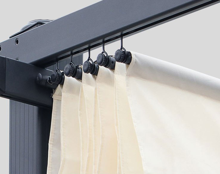 Pergola Senik Sa Pokretnim Krovom Alices Garden 3x3 m - dodatni pogled