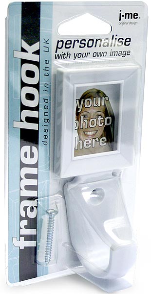 J-ME Čiviluk sa prostorom za postavljanje fotografije - CoolGray  FH01G - dodatni pogled