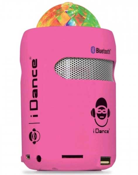 Bluetooth zvučnik sa disko kuglom iDance SB1 Pink 025218 - dodatni pogled