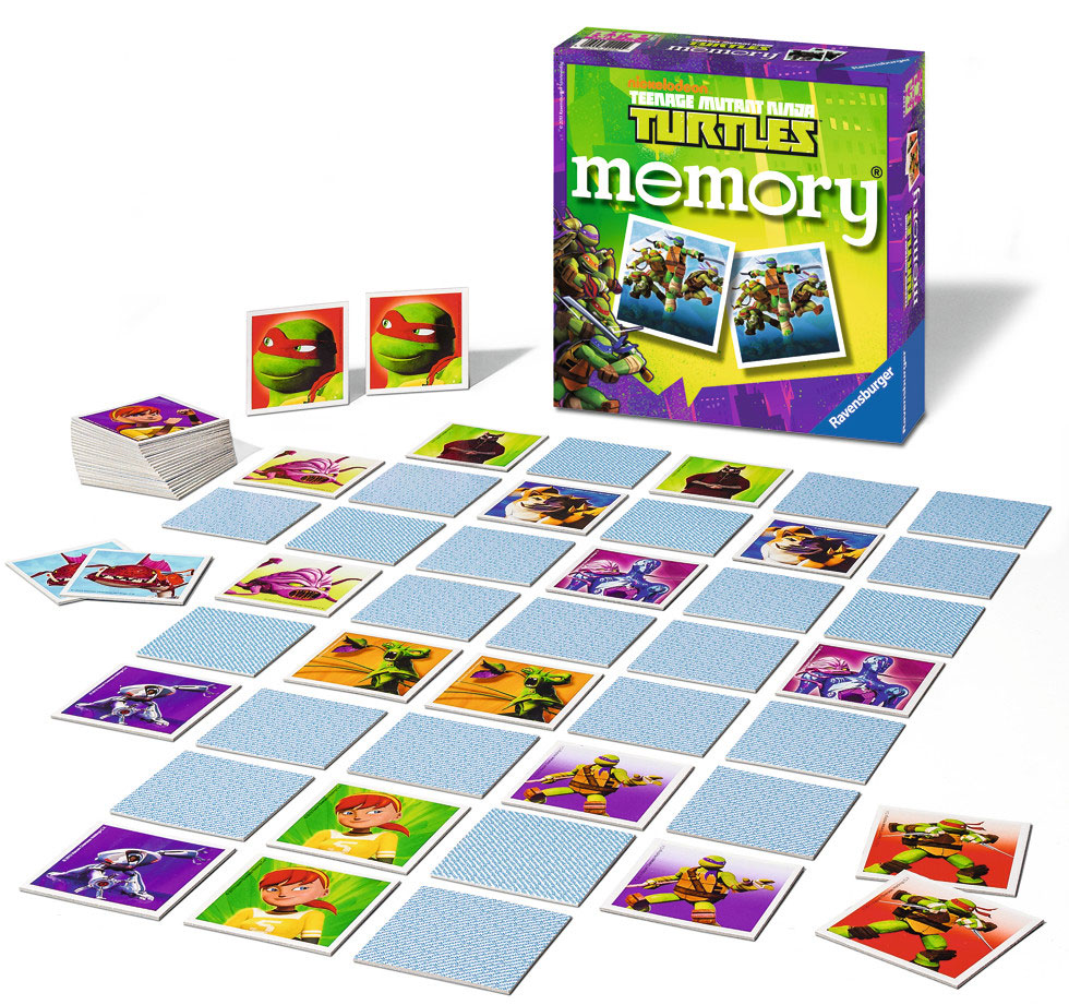 Društvena igra Memorije Ninja Turtles - dodatni pogled
