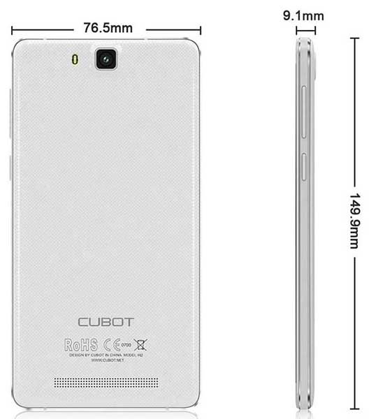 Dual SIM Mobilni telefon Cubot H2 Gold - dodatni pogled