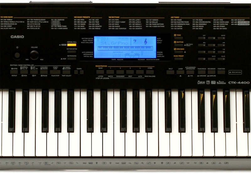 Osnovna klavijatura Casio CTK-4400 5 oktava - dodatni pogled